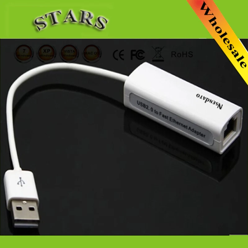 USB 2 0 к RJ45 10/100 Мбит/с сеть Ethernet гигабитная lan карта адаптер Поддержка Win2000/Vistal/Linux