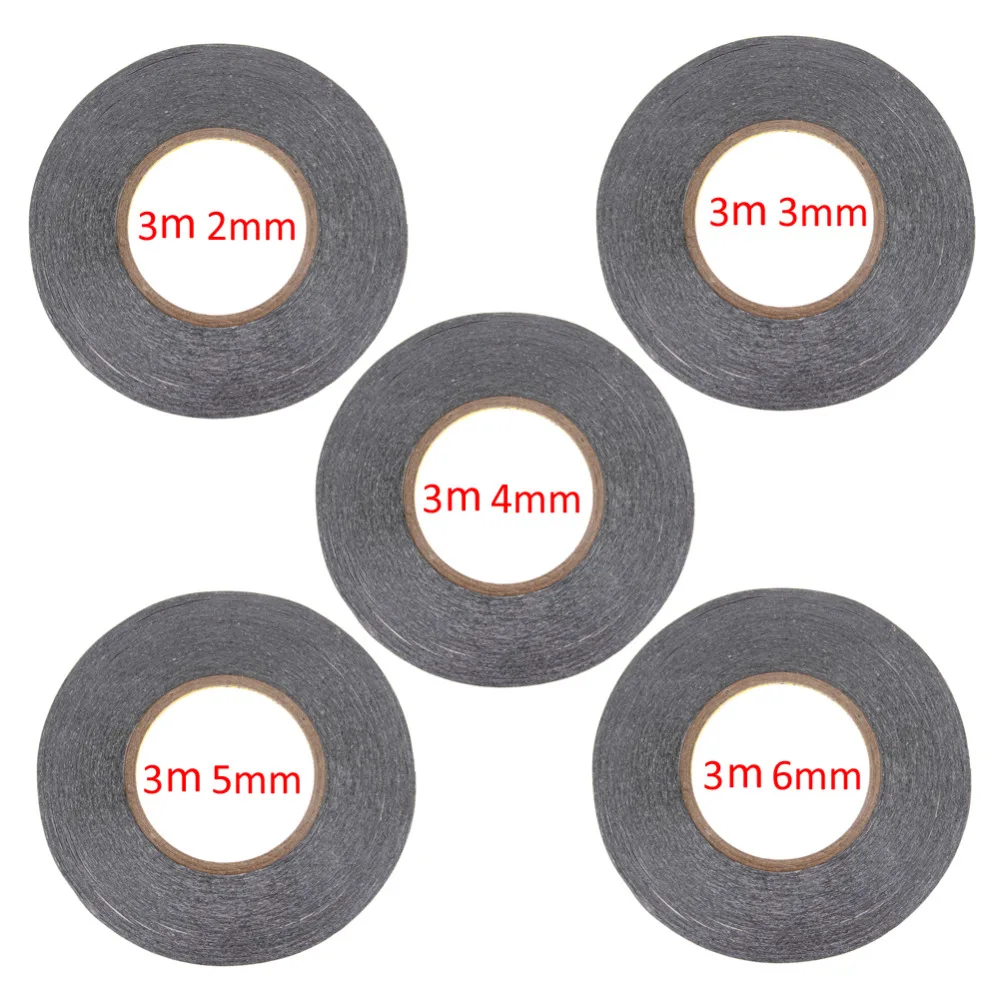 

1pc 2mm 3mm 4mm 5mm 6mm Scotch 3M Double Sided Tape Sticky black for Mobile Phone LCD Pannel Display Screen Repair Tools