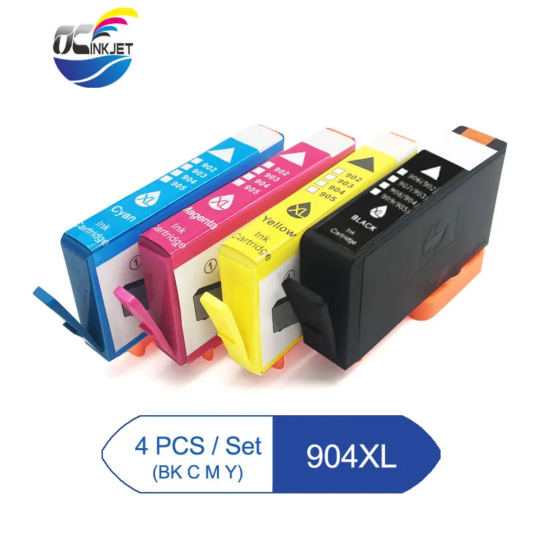 Cartucho de tinta con Chip para impresora HP OfficeJet Pro, repuesto para HP  904 XL, 6950, 6960, 6963, 6964, 6965, 6966, 6968, 6970, 6974, 6975, 6976 -  AliExpress Ordenadores y oficina