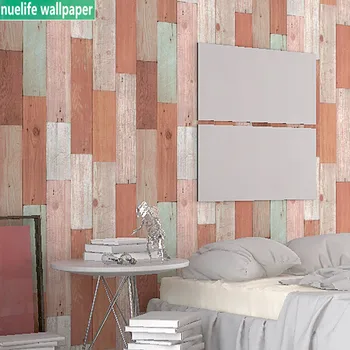 

Nordic style imitation wood pattern restaurant cafe Internet cafe children clothing store study living room bedroom wall pape