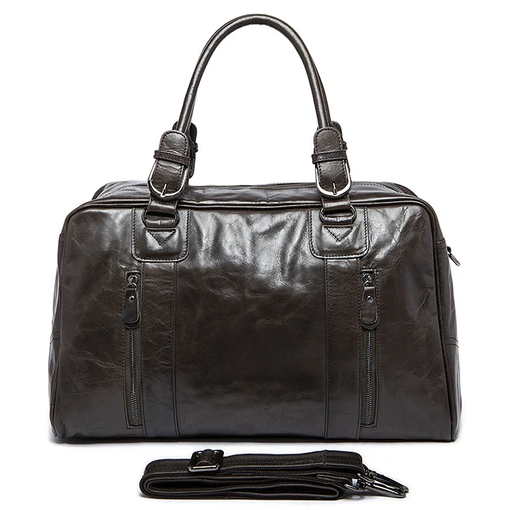 Винтажная мужская дорожная сумка Crazy horse из кожи, большая сумка для ручной клади, натуральная кожа, мужская спортивная сумка, сумка для путешествий