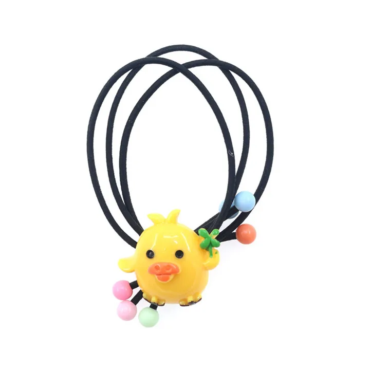 6 10pcslot Kids Elastic Hair Bands Hair Accessories For Women Headband Soft Fabric Girls Flower Hairband Children Rubber Band 30