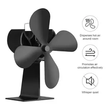Heat Powered Stove Top Fan Stove for wood/log burner /fireplace-Eco Friendly 17% Fuel Saving