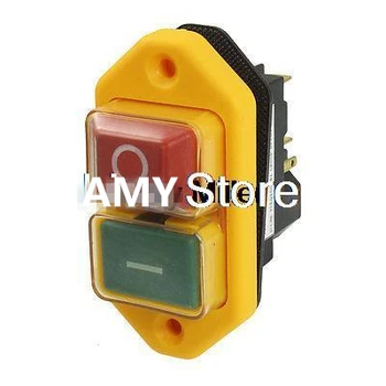 

Model JCZ3A 5-Pin Switch DPST 2-Phase 2-Button Momentary Waterproof Electromagnetic Switch 230VAC