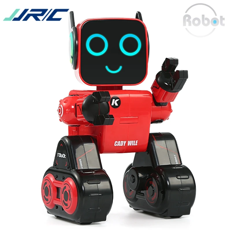 

JJRC R4 Cady Wile Action Figure Gesture Control Robot Toy Money Management Magic Sound Interaction RC Robot Toy Figure Red/White