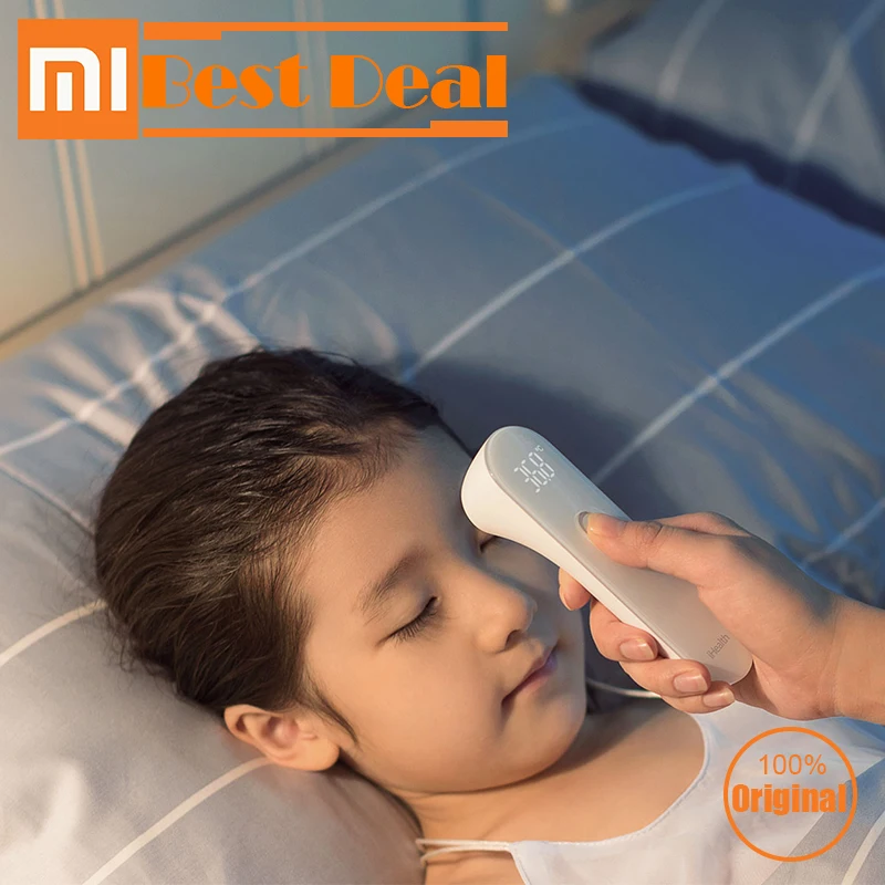 

Xiaomi Mijia iHealth Thermometer LED Accurate Digital Fever Infrared Clinical Non Contact Thermometer For Baby Kids Adults