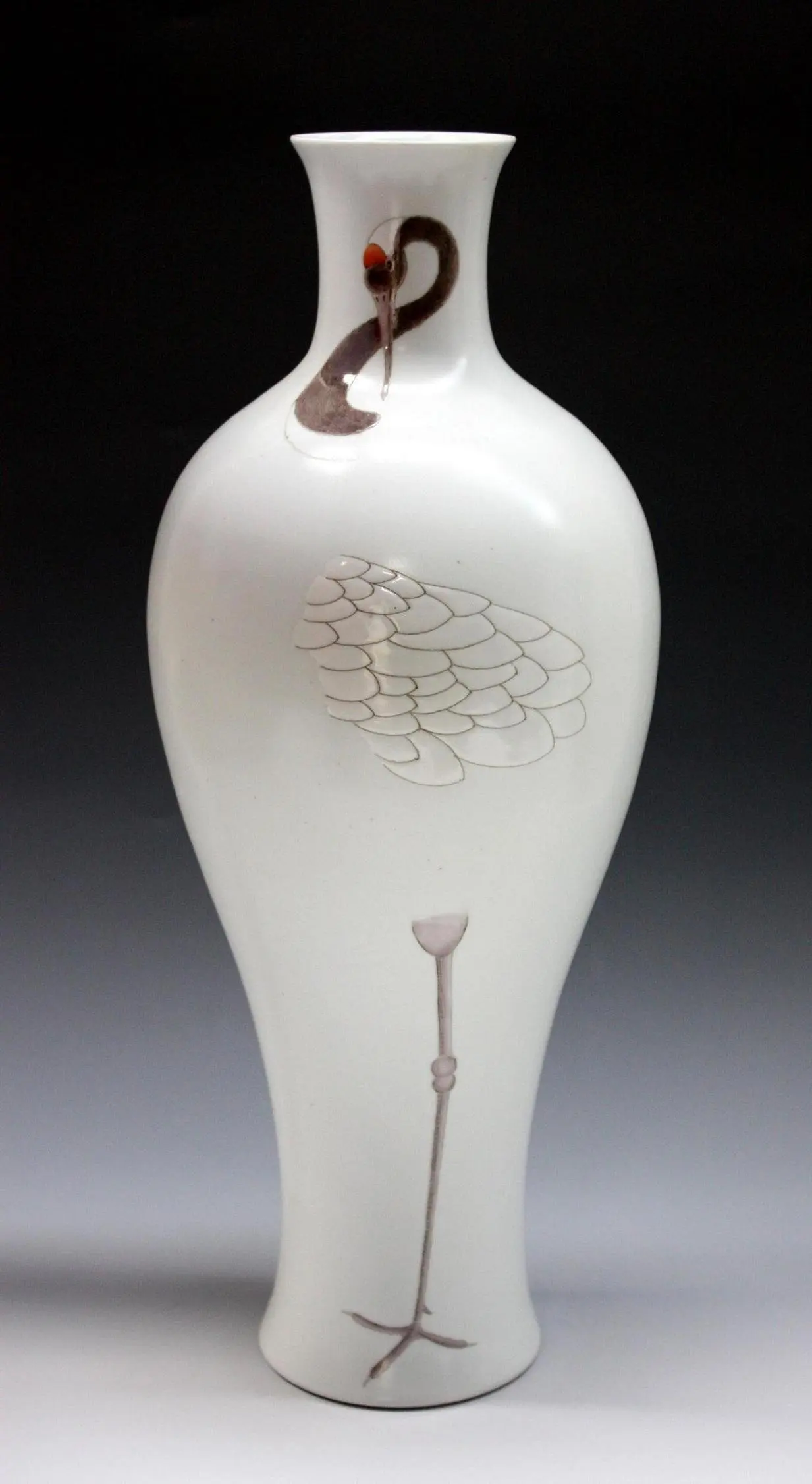 Art porcelain vase of world famous ceramic artist Jackson Liin Vases from Home & Garden on