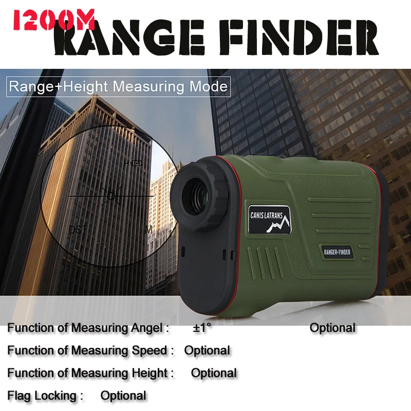 

ET Dragon two Style Speed Range Angel Height Multfunction 1200M 600M Measuring Range Laser Range Finder For Hunting OS28-0021