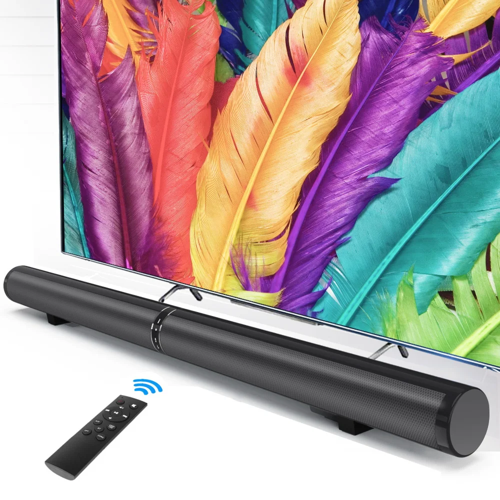 50W Detachable Wireless bluetooth Soundbar Bass Speaker Stereo 1M TV