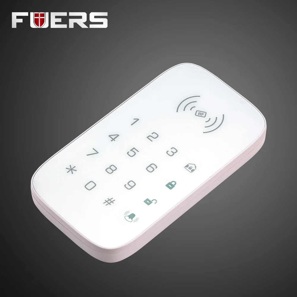 K07 Беспроводная RFID сенсорная клавиатура с 2 шт. RFID тегами, клавиатура с паролем для G90B GSM Wifi домашняя сигнализация, система безопасности 433 МГц