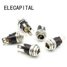 5 Pcs 5,5 mmx 2,1mm DC Power Jack Buchse Weiblich Panel Mount-anschluss