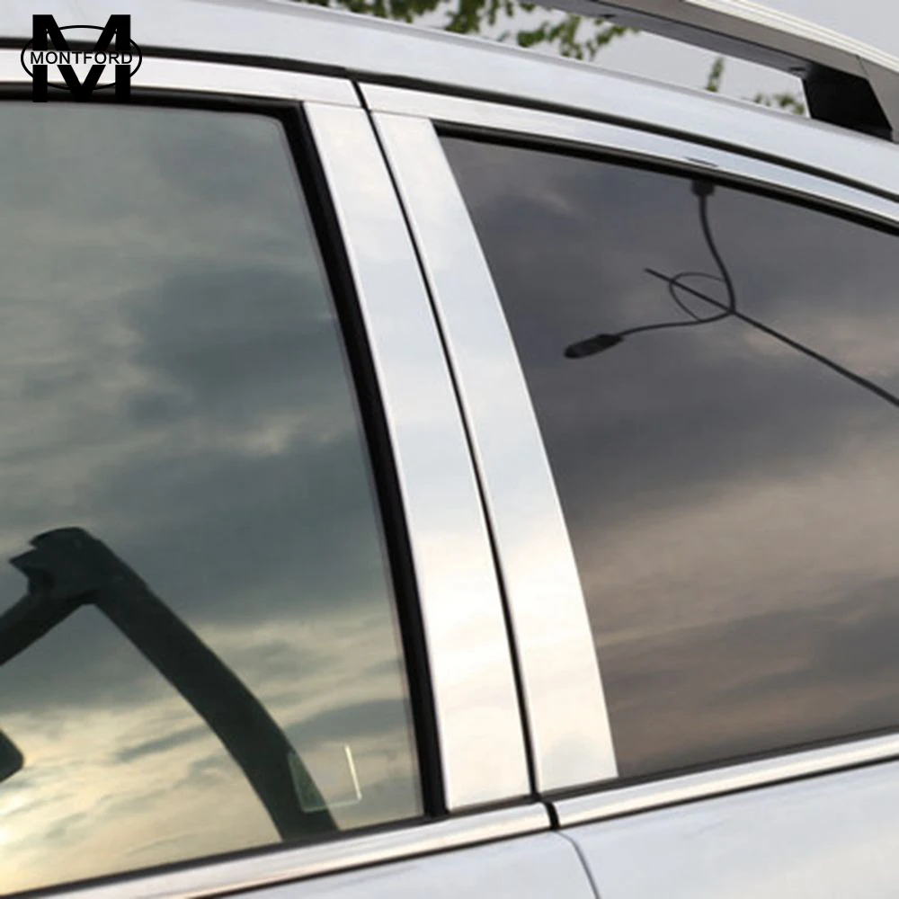 MONTFORD For Honda CRV CR V 2012 2013 2014 2015 2016 Stainless Steel