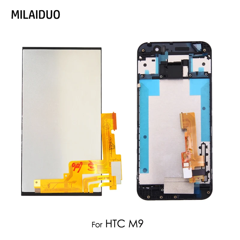 

LCD Display For HTC ONE M9 Touch Screen Digitizer Full Assembly Replacement Repair Parts Black No/with Frame