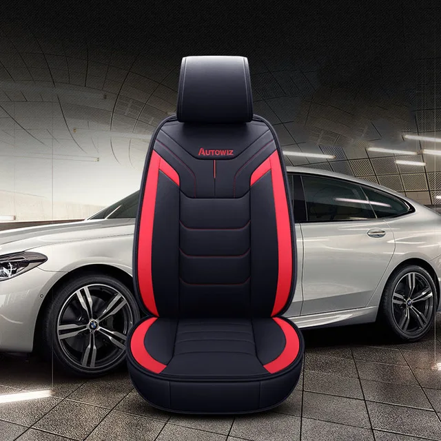 Автомобильный чехол для сиденья полного комплекта кожаный чехол для Geely CK emgrand ec7 emgrand_ec7 sc7 МК кросс x7, Защитные чехлы для сидений, сшитые специально для roewe 360 550 rx5 - Название цвета: Red
