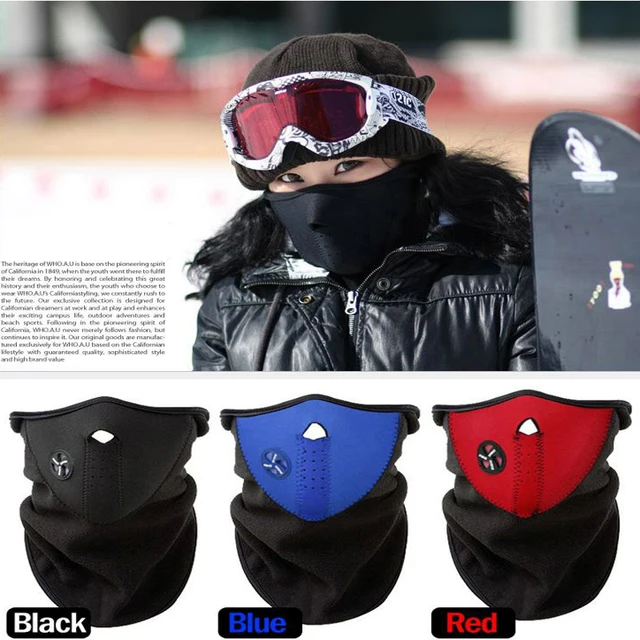 Fashion Winter Dust Face Mask Windproof Neck Guard Warm Face Mouth Mask