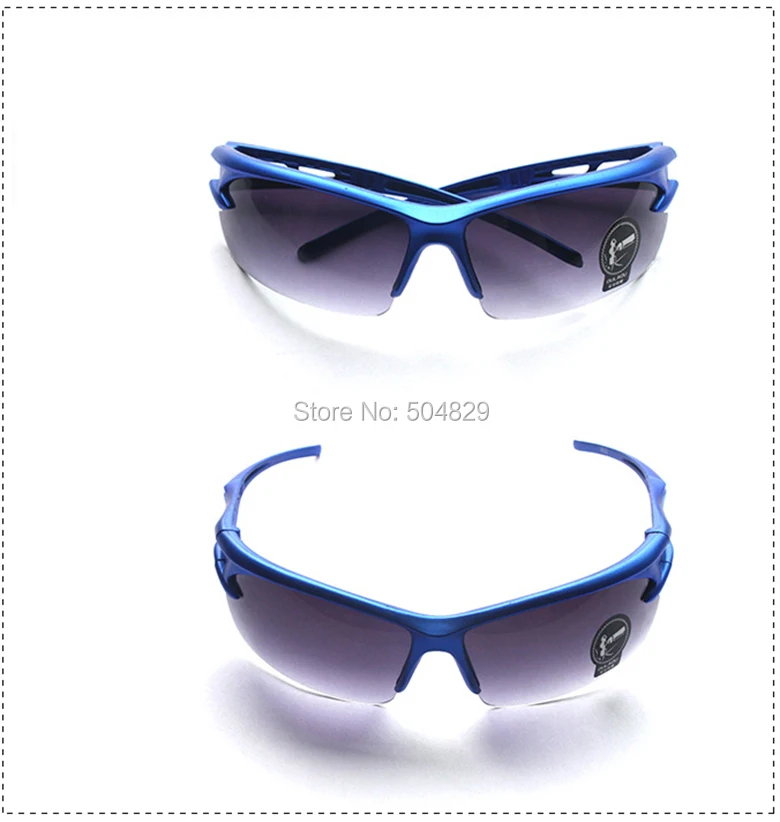 500 шт/лот Спорт на открытом воздухе Велоспорт Солнцезащитные очки мотоциклетные очки