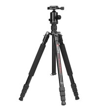 Moveski T268 Professional Aluminum Tripod Monopod With Ball Head For DSLR Camera Portable Travel Camera Tripod Stand
