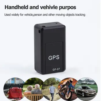 

GF07 Mini VehiclMini GPS Tracker Car Motorcycle GSM Locator Remote Conte GPS Tracker Long Standby Magnetic Real Time Car Locator