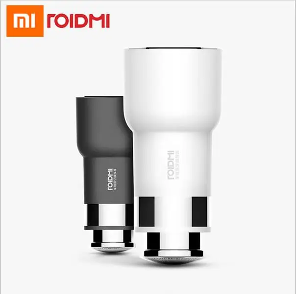 Xiaomi ROIDMI автомобиль Зарядное устройство Bluetooth 4,0 FM передатчик 5В 2.1A быстрое автомобильное Зарядное устройство для Android