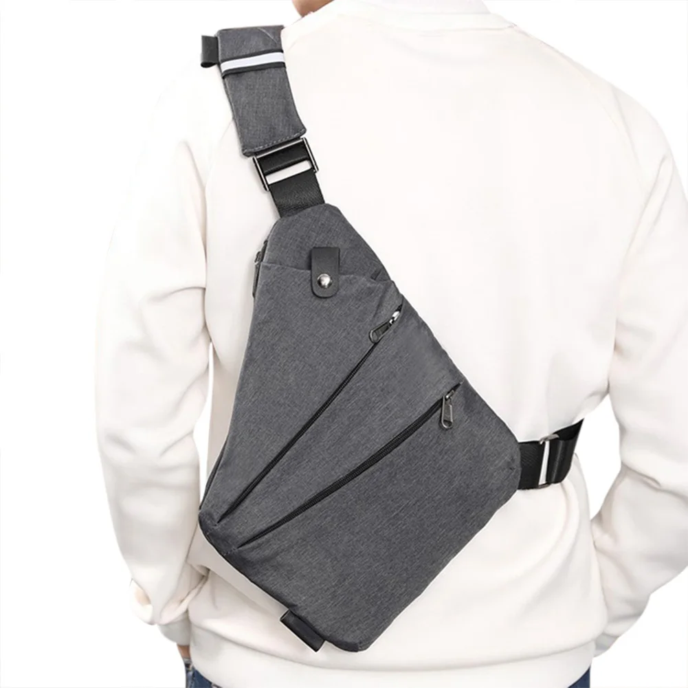 waterproof usb oxford crossbody bag anti theft shoulder sling bag