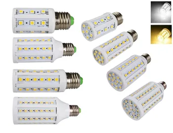 

Ultra Bright E27 5W 8W 12W 15W 110V 220V SMD White LED Corn Bulb Lamp Indoor New