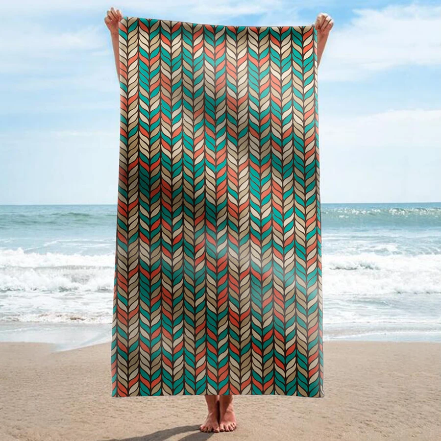 

GNORRIS Sand Free Microfiber Mandala rectangle Beach Towel Blanket - Quick Dry Super Water Absorbent Yoga mat