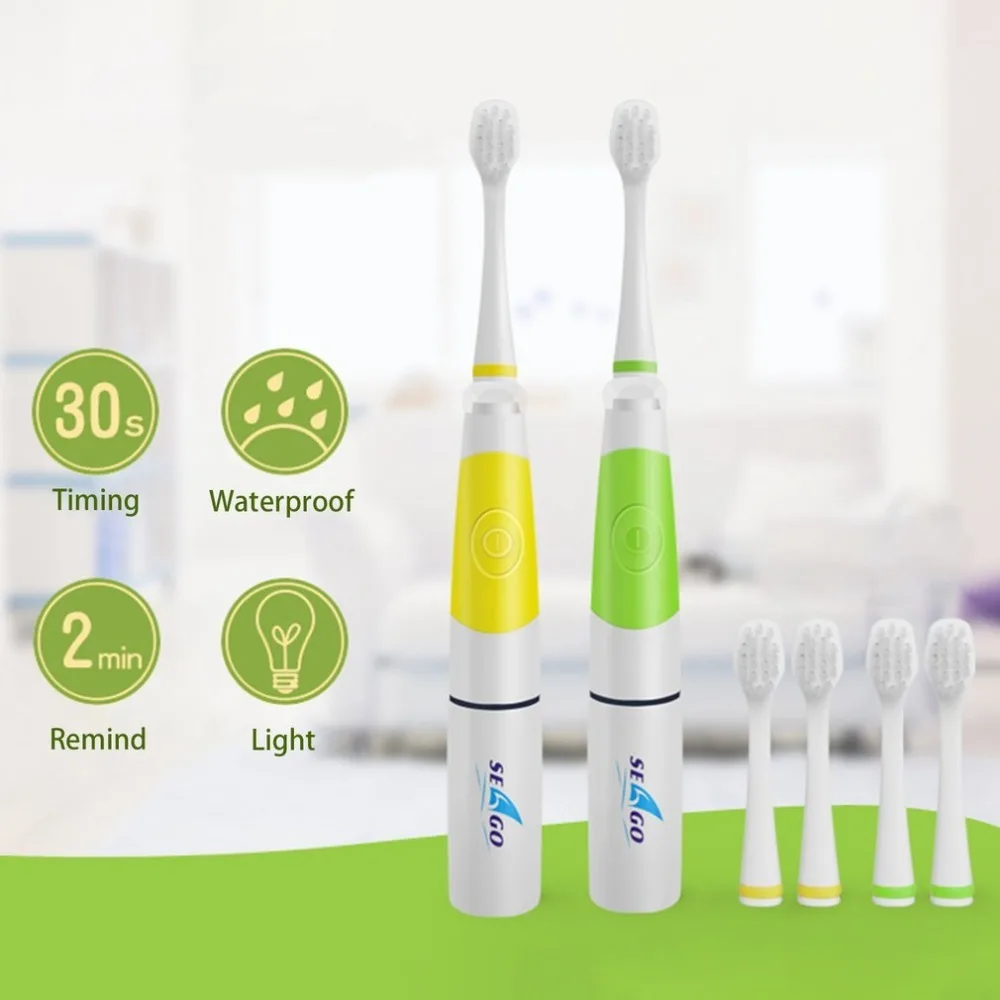 Seago SG-618 Children Electric Toothbrush With 3 Brush Head Intelligent LED Light Oral Dental Care Sonic Toothbrush Seago SG-618 Children Electric Toothbrush With 3 Brush Head Intelligent LED Light Oral Dental Care Sonic Toothbrush