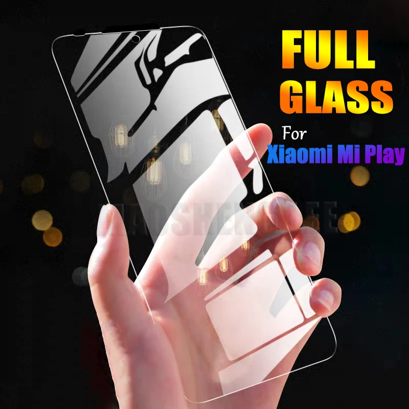 

2Pcs/lot Tempered Glass For Xiaomi Mi Play Screen Protector Anti Blu-ray glass For Xiaomi Mi play tempered glass Protective film