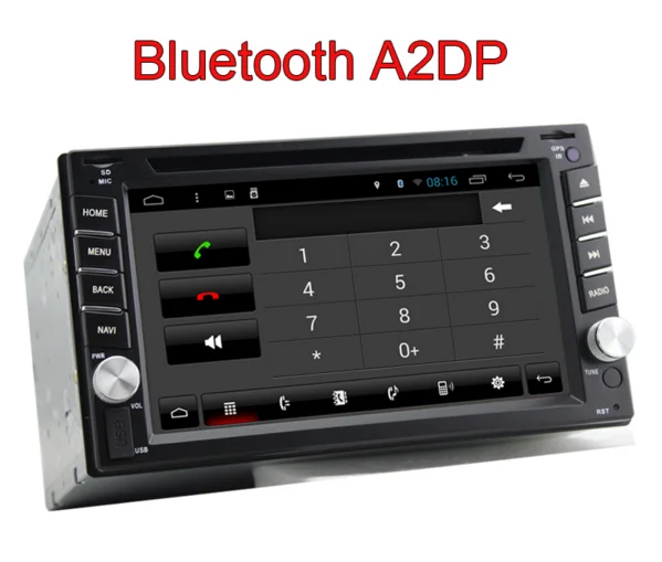 Flash Deal Quad Core 7 inch 2 Din Android 8.1 for vw opel golf Car Audio Stereo FM Radio With GPS Bluetooth WiFi free camera dvd automotivo 1