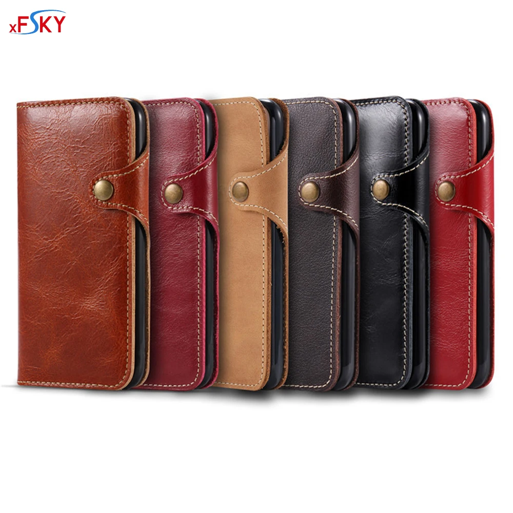 bilder für XFSKY Flip Fall Für iphone 6 6 s 7 plus Mode Luxus echtes Leder Handy Tasche Retro Fall Mit Magnetische Schnalle bilder für XFSKY Flip Fall Für iphone 6 6 s 7 plus Mode Luxus echtes Leder Handy Tasche Retro Fall Mit Magnetische Schnalle