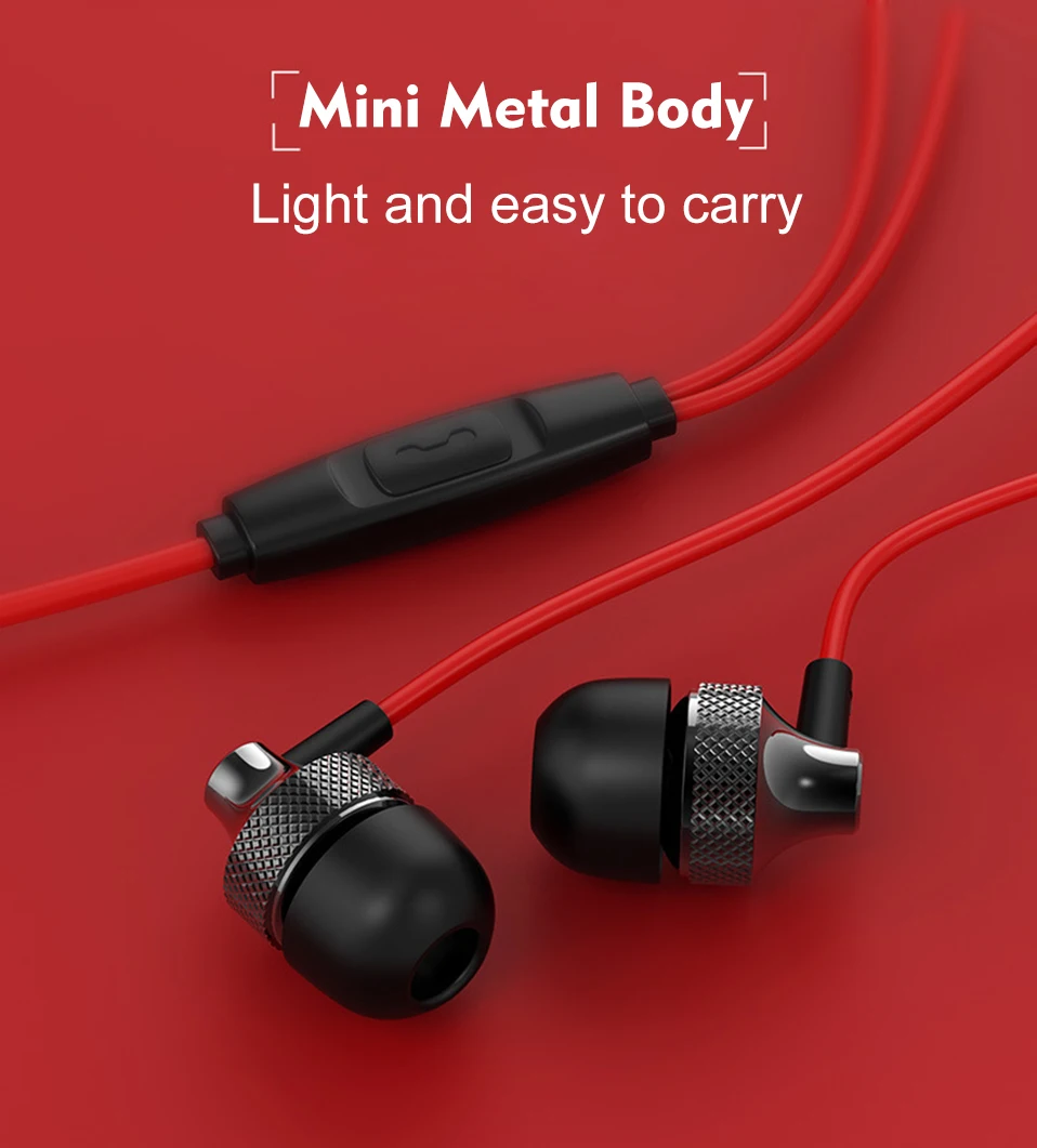 In-Ear Earphone Jack 3.5mm Wired Headphone with Microphone for Phone Computer MP3 Stereo Earbuds Sport Earphones Gaming Headset  (1)