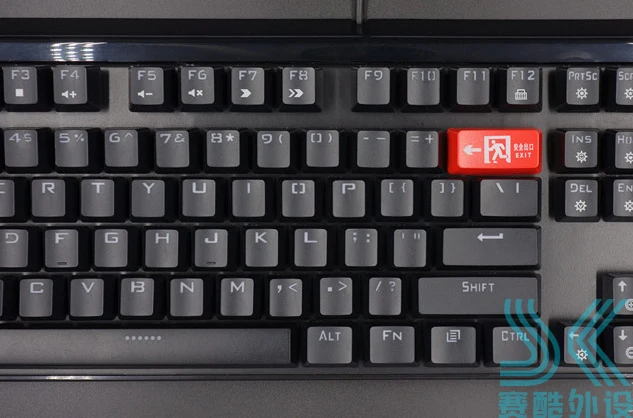 Механическая клавиатура с подсветкой Keycap Safty EXIT backspace IDLE FISH tab \ symbol BUYNOW для ввода материала ABS черный и красный