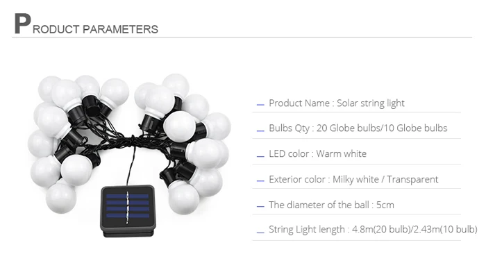 10/20 лампочек, светодиодный светильник на солнечной батарее для улицы, солнечный садовый светильник, гирлянда, Солнечная лампа, светильник, фонарь, свадебное украшение
