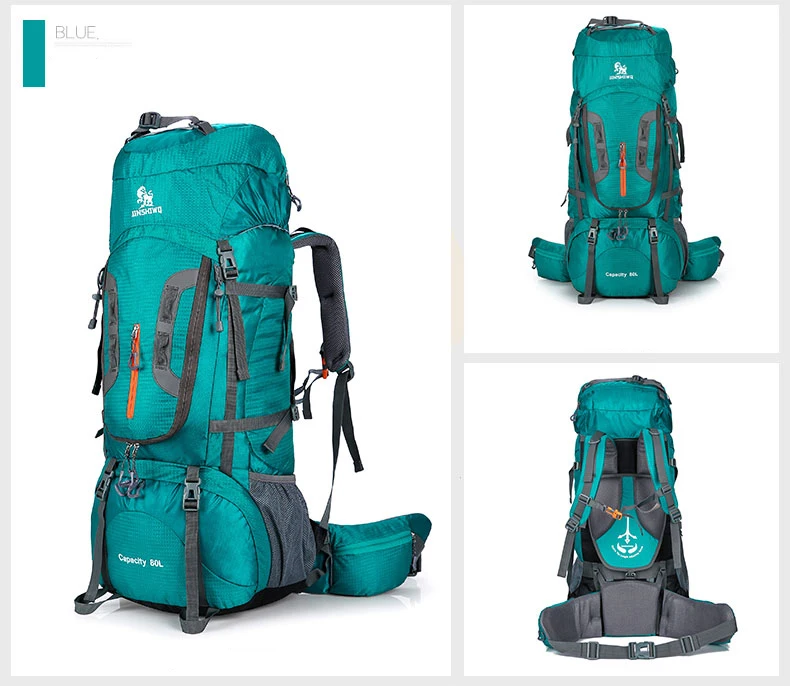 80L Большой Вместительный уличный рюкзак, походная дорожная сумка, профессиональный походный рюкзак, рюкзаки, спортивная сумка, альпинистская посылка 1,45 кг