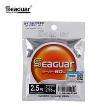 60 м SEAGUAR леска фторуглеродная 0,85 кг-9,6 кг Мощность износостойкие лески