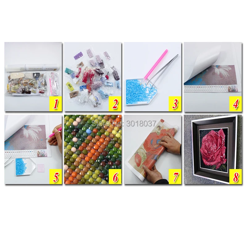 5D Diy Алмазная картина вышивка крестиком для девочек и красивая ферма Рукоделие 3D