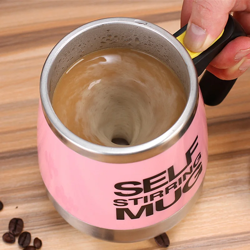 450ml coffee mug Creative Auto mug 304 stainless steel mixing