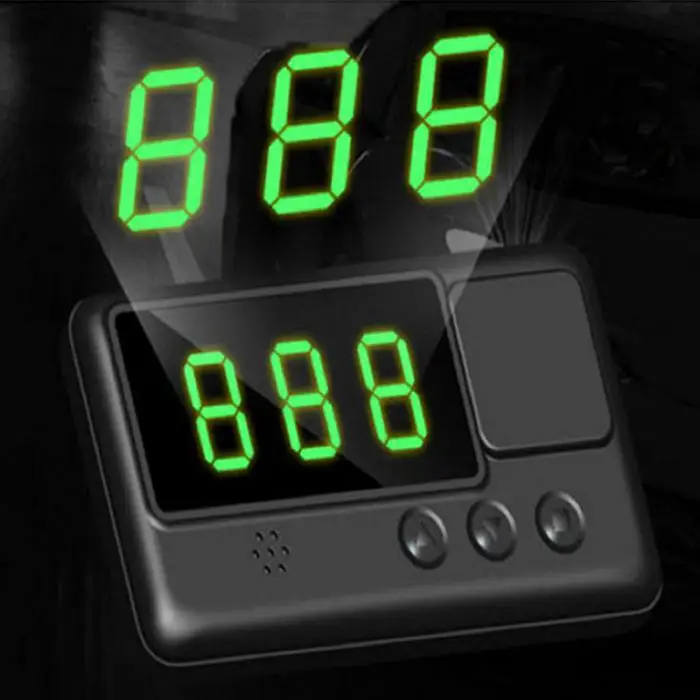 Универсальный Автомобильный gps измеритель скорости HUD Дисплей Цифровой проектор скорости превышения скорости сигнализации TD326