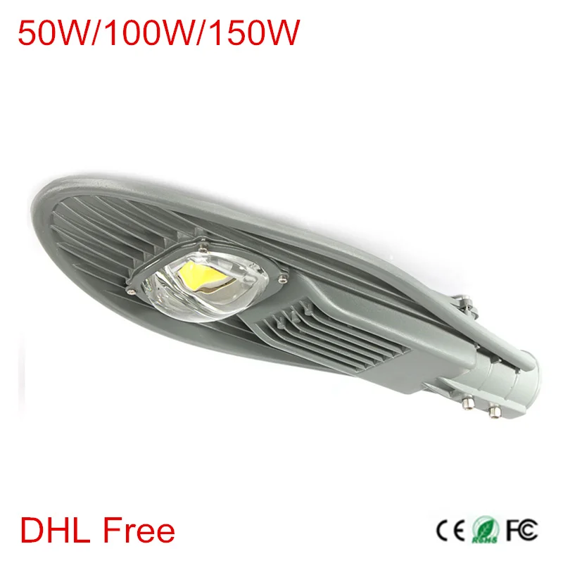 1 stks LED Straatverlichting 50 W 100 W 150 W Road Lamp Waterdicht IP65 AC85-265V Streetlight Industriële licht Outdoor verlichting lampen