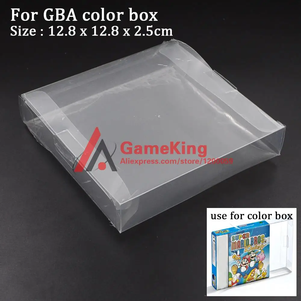 

Crystal Clear Protector Box for GameBoy / GameBoy Color / GameBoy Advance Game Card Outer Package