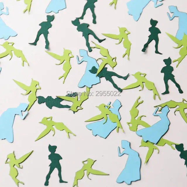 Peter Pan Confetti Tinkerbell Confetti Tink Neverland Birthday