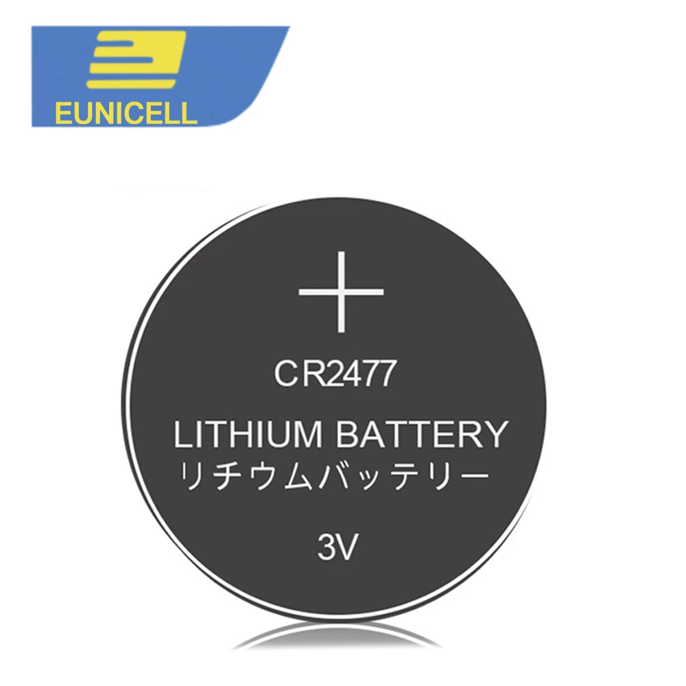 CR2477 ليثيوم زر عملة 1 قطعة 3 V 1050 mAh بطارية الخليوي DL2477 ECR2477 LM2477 KCR2477 CR 2477 للساعات حاسبة مشاعل