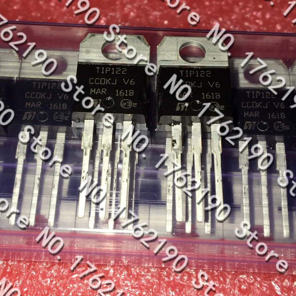 50 шт./лот TIP122 к-220 100 В/5A/65 Вт NPN Дарлингтон Мощность транзисторы