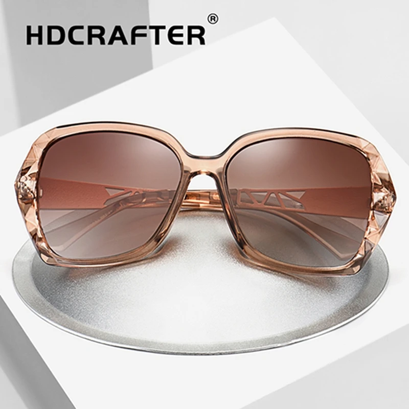 

2018 Luxury Brand Design HD Polarized Sunglasses Women Ladies Oversized Square Gradient Sun Glasses Female Eyewear Oculos UV400