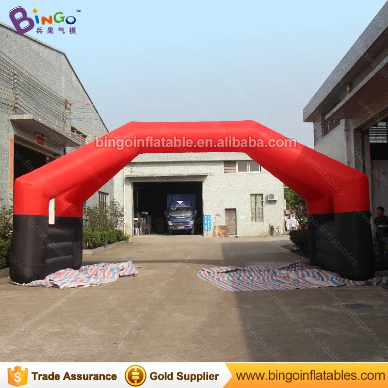 Arch Type 8*4M Inflatable Arch Support, Arches for Wedding, Red