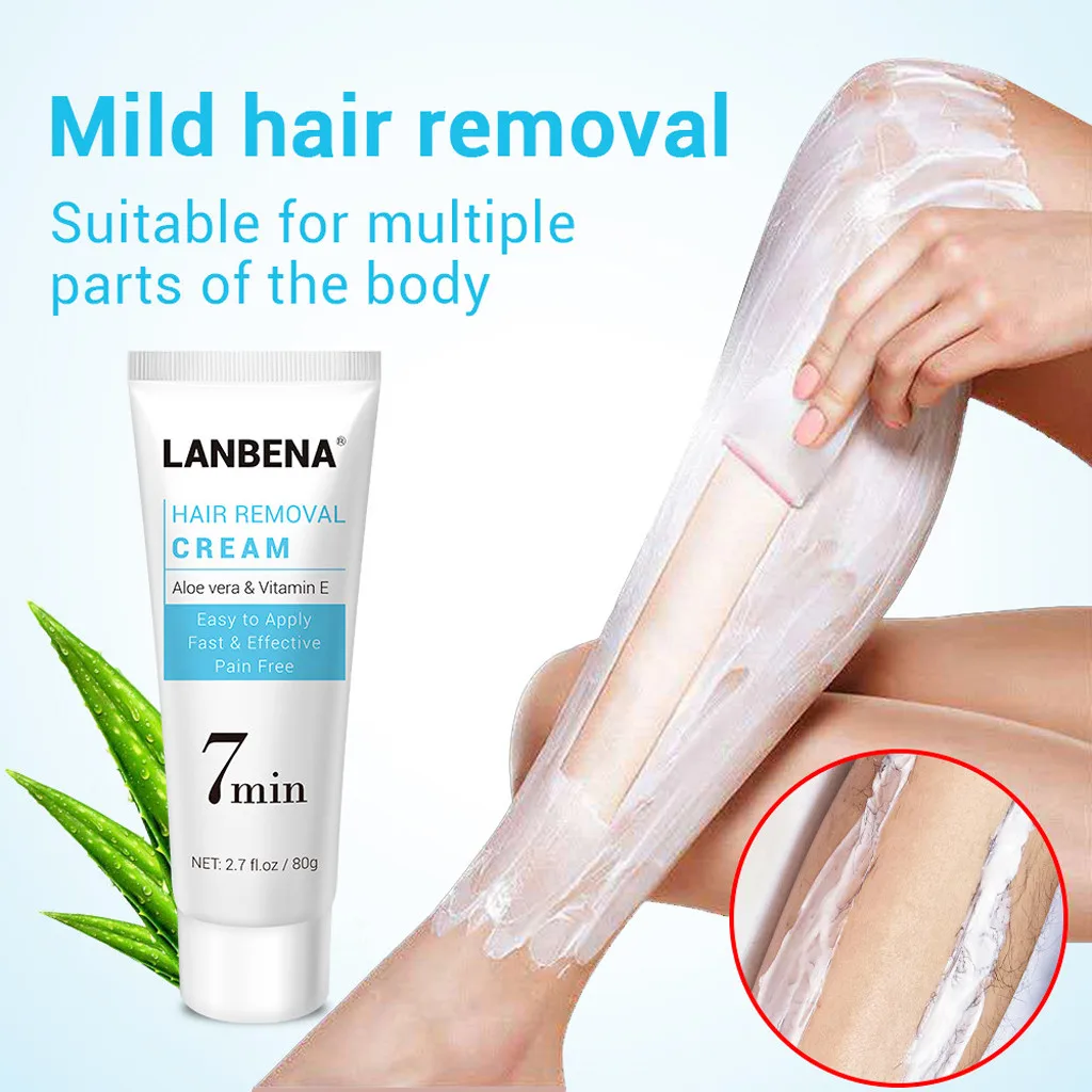 

LANBNEA Painless mild hair removal, does not hurt the skin pro Hair Removal Cream 80g for Body Leg Armpit Unisex wholesale
