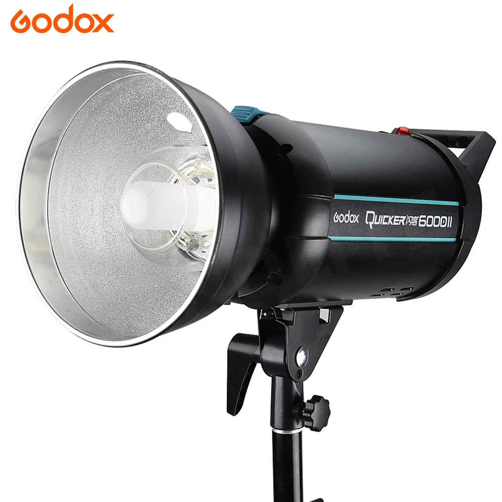 US $259.00 Godox Quicker 600DII Photography Studio Flash Speedlite Light Quicker D Series 220V Input Power Max 600WS With Lamp