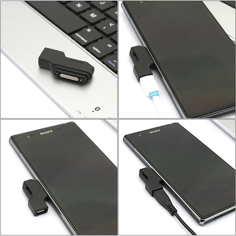 Магнитный адаптер Micro USB для зарядки SONY Xperia Series Z3 Compact Z2 Z1 Tablet Compact|Компьютерные