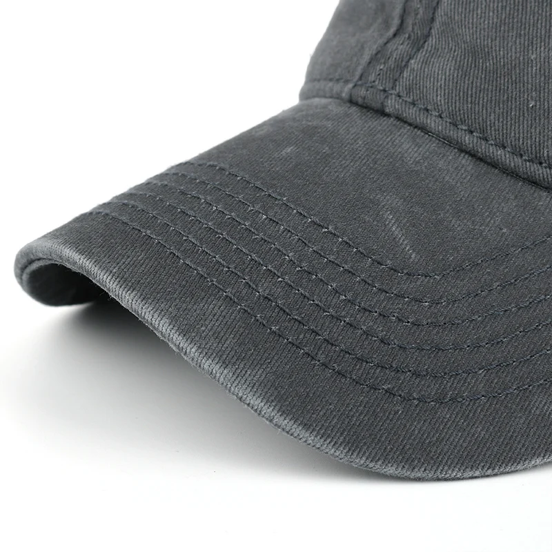 Высокое качество промывают хлопок Регулируемый сплошной цвет Бейсбол Кепки мужская пара Cap Мода Досуг Повседневное Шляпу Snapback Cap B126