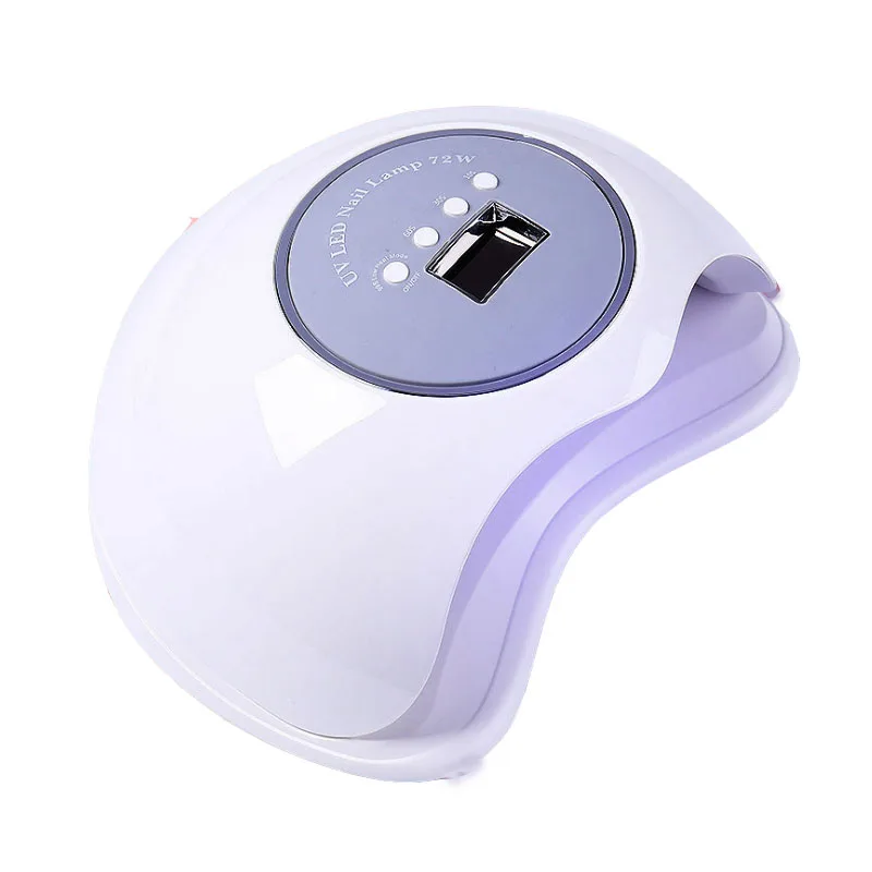 

72W SUN LED UV Lamp Nail Dryer Double Hand 36 LEDS Double Light 10s/30s/60s Timer Low Heat Curing UV Gel Nail Polish LCD Display